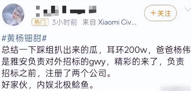 三代还宗黄杨钿甜事件再添新剧情！开元棋牌被疑小官巨贪、超生二胎、(图2)
